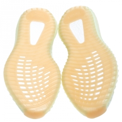 مملوكة مسبقًا حذاء رياضي ييزي x اديداس بوست 350 V2 تريكو قطن أبيض /أخضر مقاس 43.5