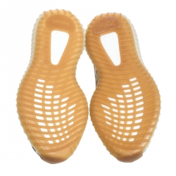 مملوكة مسبقًا Yeezy x Adidas Grey Cotton Knit Boost 350 V1 Sneakers Size 41.5