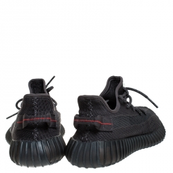 مملوكة مسبقًا حذاء رياضي ييزي × أديداس بوست 350 V2 شبكة وقطن أسود مقاس 42