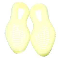 مملوكة مسبقًا  حذاء رياضي يزي × أديداس بوست 350 V2 شبك وقطن أسود وأخضر نيون مقاس 42.5