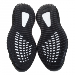 Pre Owned حذاء رياضي ييزي x اديداس بوست 350 V2 تريكو قطن أصفر مقاس 45