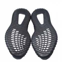 مملوكة مسبقًا Yeezy x Adidas Multicolor Knit Fabric Boost 350 V2 Sneakers Size 45.5