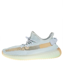 مملوكة مسبقًا حذاء رياضي ييزي x اديداس بوست 350 V2 تريكو قطن أخضر و أبيض مقاس 44