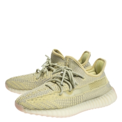 مملوكة مسبقًا حذاء رياضي ييزي x أديداس قطن تريكو رصاصي /أبيض  بوست 350 V2 ستاتيك مقاس 41.5