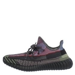 مملوكة مسبقًا حذاء رياضي ييزي  x أديداس "بوست 350 ڨي2" تريكو قطن متعدد الألوان مقاس 46