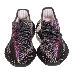 Pre Owned Yeezy x Adidas Multicolor Cotton Knit Boost 350 Yecheil Sneakers Size 36