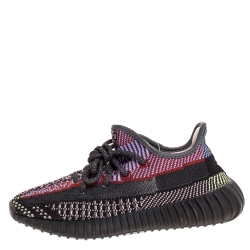 Pre Owned Yeezy x Adidas Multicolor Cotton Knit Boost 350 Yecheil Sneakers Size 36