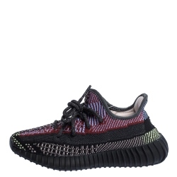 Pre Owned Yeezy x Adidas Multicolor Yecheil Cotton Knit Boost 350 V2 Sneakers Size 36