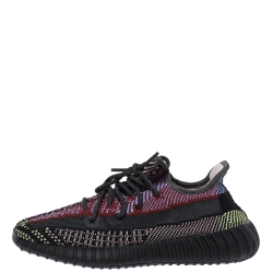 Pre Owned Yeezy x Adidas Multicolor Yecheil Cotton Knit Boost 350 V2 Sneakers Size 40.5