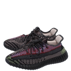 Pre Owned Yeezy x Adidas Multicolor Yecheil Cotton Knit Boost 350 V2 Sneakers Size 40.5