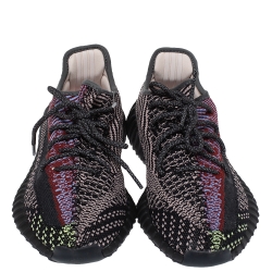 Pre Owned Yeezy x Adidas Multicolor Yecheil Cotton Knit Boost 350 V2 Sneakers Size 40.5