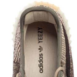 Pre Owned Yeezy x Adidas Black/Grey Cotton Knit Boost 350 V2 Zyon Sneakers Size 47.5