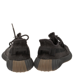 مملوكة مسبقًا  حذاء رياضي ييزي و اديداس "سيندر" بوست 350 في2 تريكو قطن رصاصي داكن مقاس 37 1/3