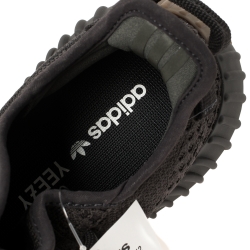 مملوكة مسبقًا  حذاء رياضي ييزي و اديداس "سيندر" بوست 350 في2 تريكو قطن رصاصي داكن مقاس 37 1/3