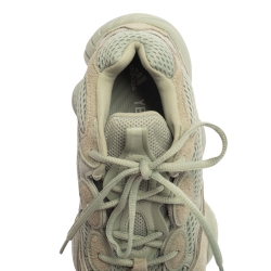Pre Owned Yeezy x adidas Grey/Green Suede Leather And Mesh 500 Salt Sneakers Size 39 1/3