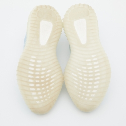 مملوكة مسبقًا Yeezy x Adidas Blue Mesh Boost 350 V2 Mono Ice Sneakers Size 44