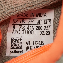 Pre Owned Yeezy x Adidas Green Knit Fabric Boost 350 V2 Desert Sage Sneakers Size 41 1/3