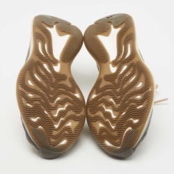 Pre Owned Yeezy x Adidas Grey Knit Fabric Boost 380 Mist Sneakers Size 39 1/3