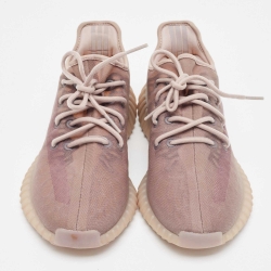 Pre Owned Yeezy x Adidas Purple Mesh Boost-350-v2-Mono-Mist Sneakers Size 45.5