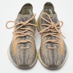 Pre Owned Yeezy x Adidas Grey Knit Fabric Boost 380 Mist Sneakers Size 42 2/3