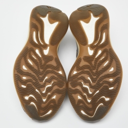 Pre Owned Yeezy x Adidas Grey Knit Fabric Boost 380 Mist Sneakers Size 42 2/3