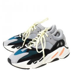 Pre Owned Yeezy x Adidas Multicolor Mix Media Boost 700 Wave Runner Sneakers Size 38