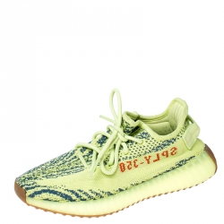 Yeezy x Adidas Off-white Cotton Knit Boost 350 V2 Sesame Sneakers Size 38