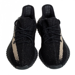 مملوكة مسبقًا حذاء رياضي يزي × أديداس بوست 350 V2 قطن أسود مقاس 43.5