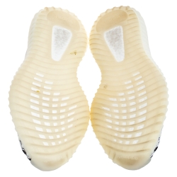 Pre Owned  حذاء رياضي ييزي × اديداس بوست 350 V2 زيبرا قطن أبيض و أسود مقاس FR 42.5 