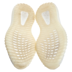 Pre Owned حذاء رياضي ييزي x اديداس 350 V2 بوست تريكو قطن أبيض مقاس 41.5