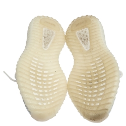 مملوكة مسبقًا حذاء رياضي ييزي x اديداس 350 V2 بوست تريكو قطن أبيض مقاس 41.5