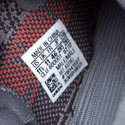 Pre Owned Yeezy x Adidas Grey Cotton Knit Boost 350 V2 Beluga Sneakers Size 46