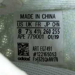 مملوكة مسبقًا حذاء رياضي ييزي x أديداس قطن تريكو رصاصي /أبيض  بوست 350 V2 ستاتيك مقاس 41.5