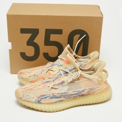 مملوكة مسبقًا حذاء رياضي ييزي بوست 350 في2 ماكس أوت قماش تريكو متعدد الألوان مقاس 45 1/3