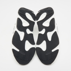 Pre Owned Yeezy x Adidas Black/White Nylon and Rubber 700 MNVN Sneakers Size 44