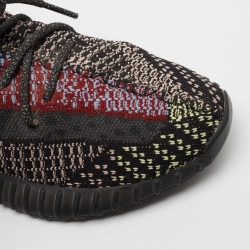 Pre Owned Yeezy x Adidas Multicolor Knit Fabric Boost 350 V2 Yecheil Non-Reflective Sneakers Size 42 2/3