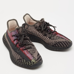 Pre Owned Yeezy x Adidas Multicolor Knit Fabric Boost 350 V2 Yecheil Sneakers Size 40