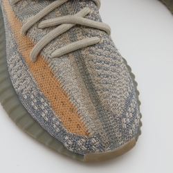 Yeezy x Adidas Blue/White Knit Fabric Boost 350 V2 Israfil Sneakers Size 36 2/3