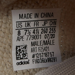 Pre Owned Yeezy x Adidas Blue/White Knit Fabric Boost 350 Israfil Sneakers Size 41 1/3