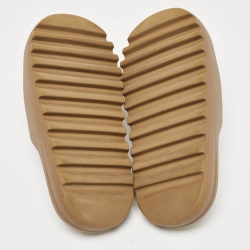 Yeezy x Adidas Brown Rubber Core Slides Size 46