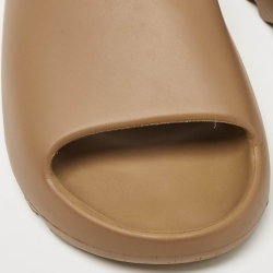 Yeezy x Adidas Brown Rubber Core Slides Size 46