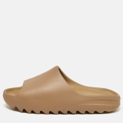 Yeezy x Adidas Brown Rubber Core Slides Size 46