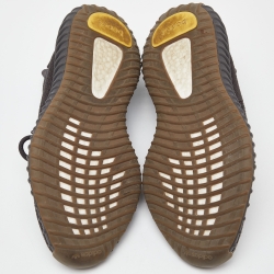 Pre Owned Yeezy x Adidas Black Fabric Boost 350 V2 Cinder Sneakers Size 40 2/3