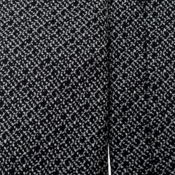 Yves Saint Laurent Black Textured Silk Jacquard Tie