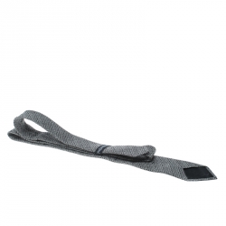 Yves Saint Laurent Black Textured Silk Jacquard Tie