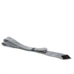 Yves Saint Laurent Grey Textured Silk Jacquard Tie