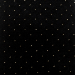 Yves Saint Laurent Black Lurex Dot Silk Jacquard Tie