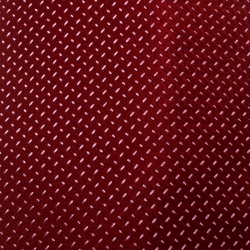 Pre Owned Yves Saint Laurent Red and Pink Embroidered Silk Traditional Tie