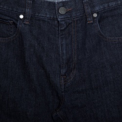 Pre Owned Z Zegna Indigo Dark Wash Classic Denim Slim Fit Jeans S