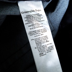 Pre Owned Z Zegna Indigo Dark Wash Classic Denim Slim Fit Jeans S